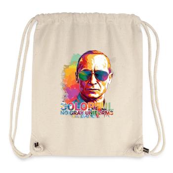 Colorful Resistance #Pu - Stanley/Stella recycelter Gym Bag - Naturweiß - Vorne
