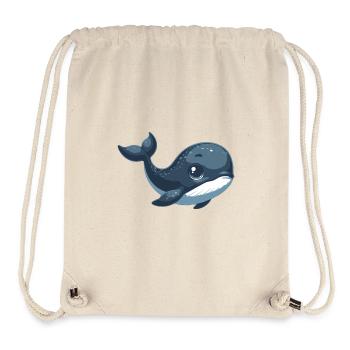 Whale - Stanley/Stella Recycled Gym Bag - natural - Front