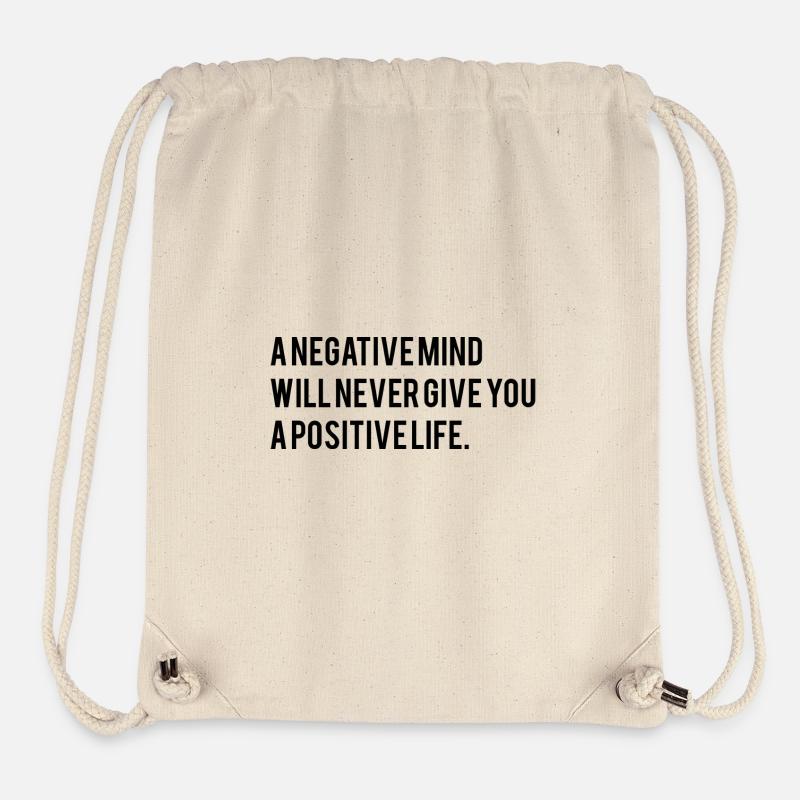 Motivierender Spruch Englisch - Stanley/Stella recycelter Gym Bag - Naturweiß