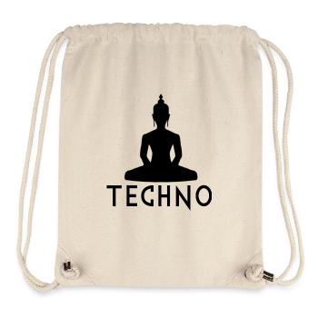 Techno music - Stanley/Stella Recycled Gym Bag - natural - Front