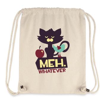 Katze - Vogel - Tiere Haustier niedlich - whatever - Stanley/Stella recycelter Gym Bag - Naturweiß - Vorne