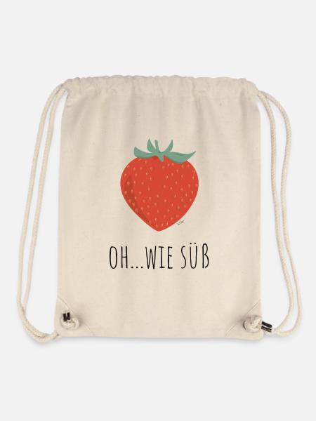 StrawBerry - Stanley/Stella recycelter Gym Bag - Naturweiß