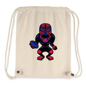 rugby mask - Stanley/Stella Recycled Gym Bag - natural - Front