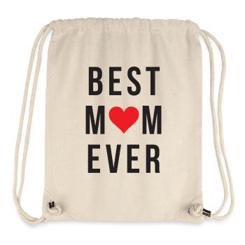 Best Mom Ever - Stanley/Stella Recycled Gym Bag - natural - Front