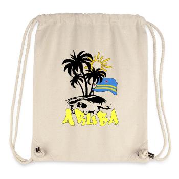 Aruba - Stanley/Stella recycelter Gym Bag - Naturweiß - Vorne