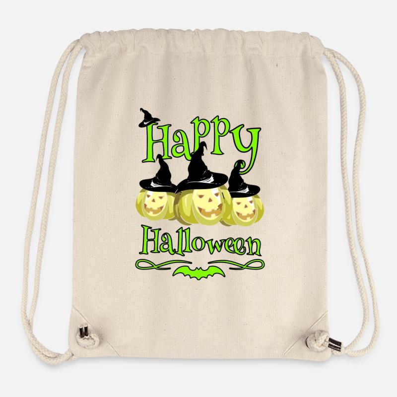 Halloween - Stanley/Stella recycelter Gym Bag - Naturweiß