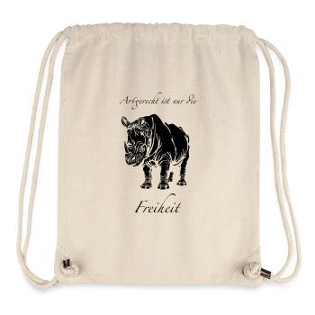 Only freedom is appropriate to the species - Stanley/Stella Recycled Gym Bag - natural - Front
