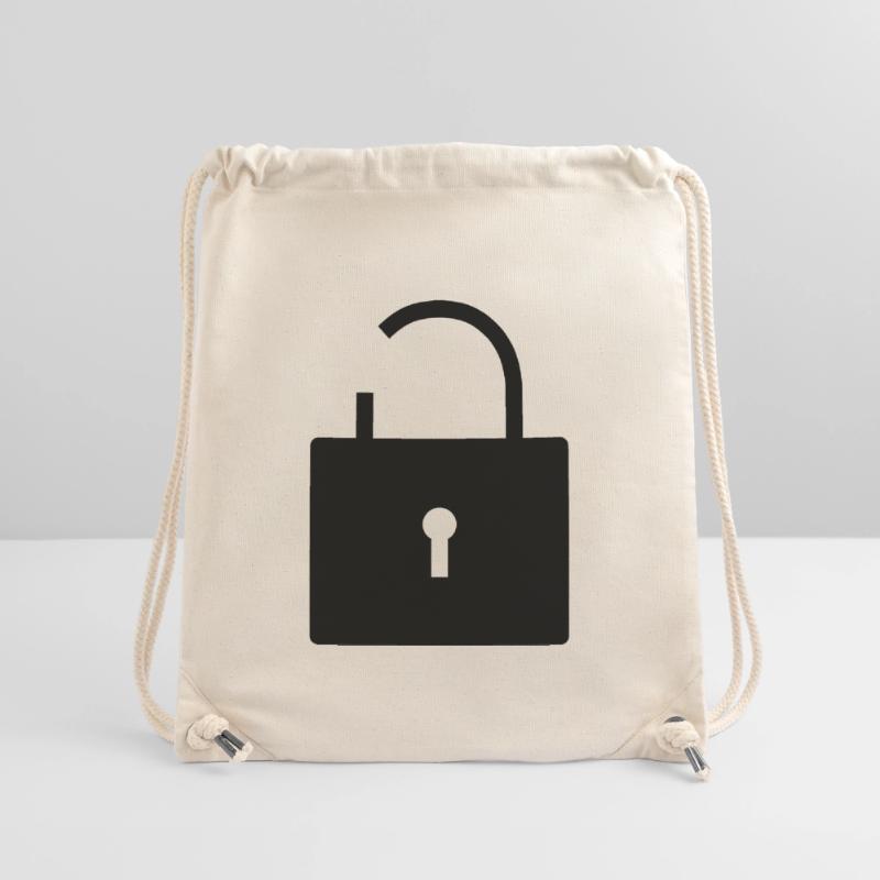 No security no security open lock lock Stanley/Stella Recycled Gym Bag