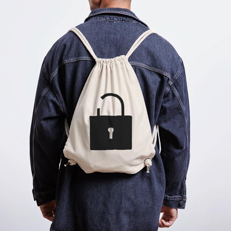 No security no security open lock lock Stanley/Stella Recycled Gym Bag