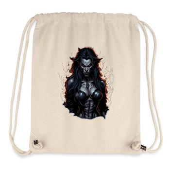 Werewolf Female Dark Fire Aura - Stanley/Stella Recycled Gym Bag - natural - Front