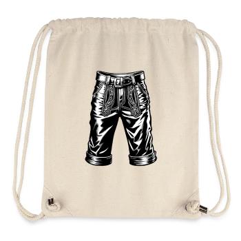 Lederhosen Dirndl Charivari Gamshut Traditional Hat - Stanley/Stella Recycled Gym Bag - natural - Front