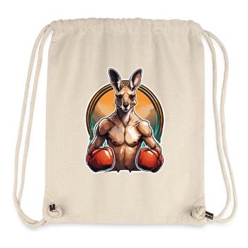 Kangaroo / Animal / Australia / Marsupial / Outback - Stanley/Stella Recycled Gym Bag - natural - Front