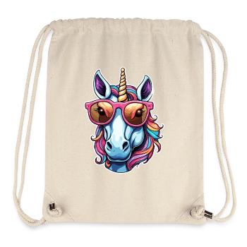 Einhorn / Fabelwesen / Märchen / Magie / Glitzer - Stanley/Stella recycelter Gym Bag - Naturweiß - Vorne