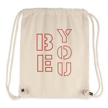 Soyez vous-même - Sac à cordon recyclé Stanley/Stella - blanc naturel - Devant