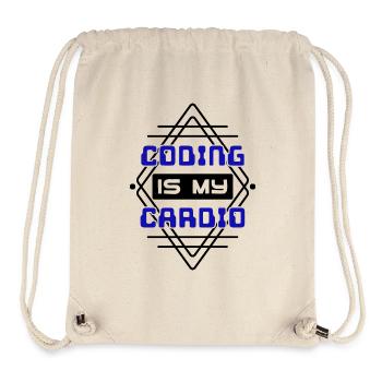 Cool Saying Developer Coden Programmer Code - Stanley/Stella Recycled Gym Bag - natural - Front