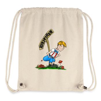 Korinthenkacker blond - Stanley/Stella recycelter Gym Bag - Naturweiß - Vorne