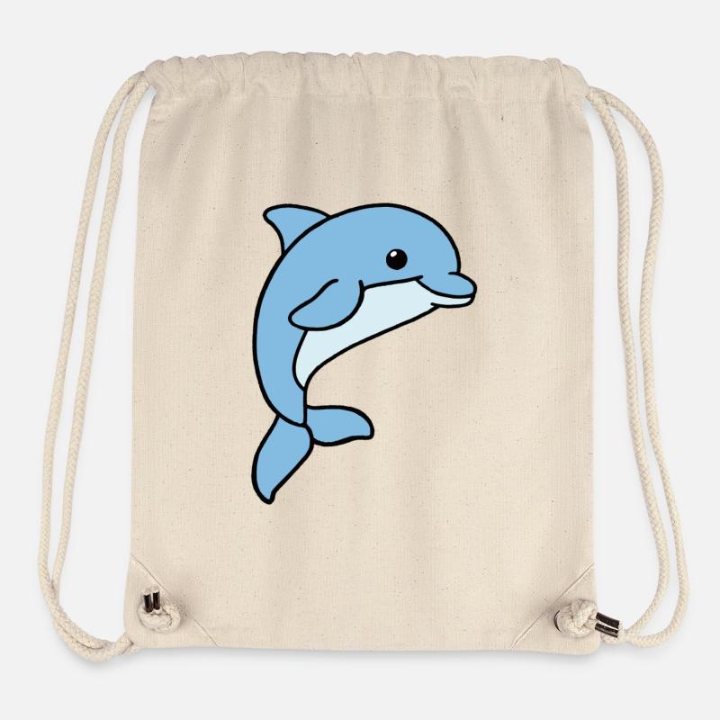 Dolphin - Stanley/Stella Recycled Gym Bag - natural