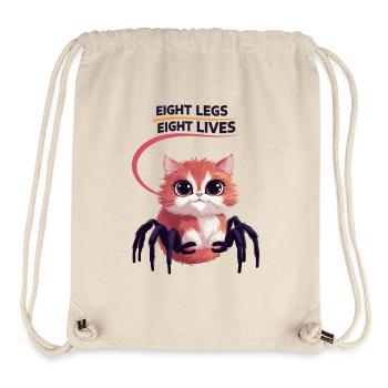 Cute Spiders Cat - Stanley/Stella Recycled Gym Bag - natural - Front