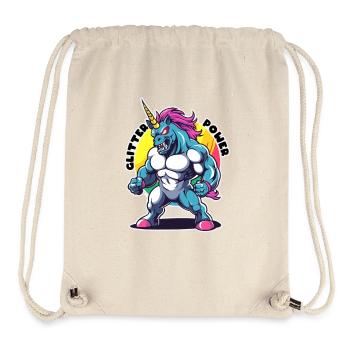 T Shirt Design GLITTER Power - Stanley/Stella Recycled Gym Bag - natural - Front