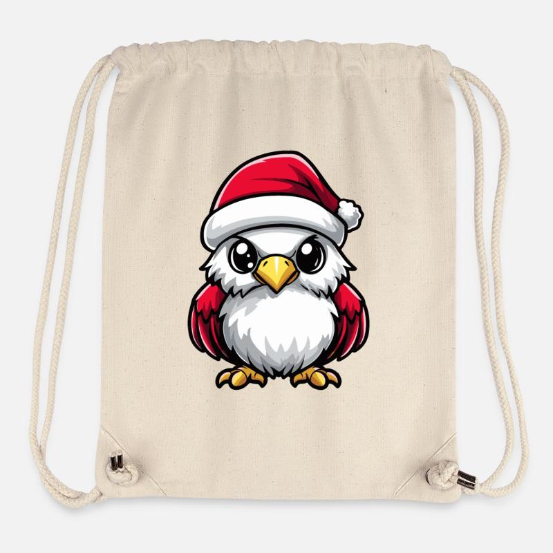 Eagle Christmas - Stanley/Stella Recycled Gym Bag - natural