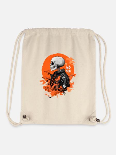Kimono Skeleton - Stanley/Stella Recycled Gym Bag - natural