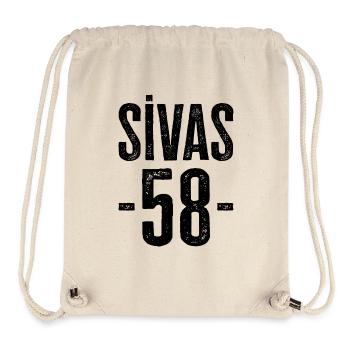 Sivas 58 – Tradition und Geschichte aus Türkiye - Stanley/Stella recycelter Gym Bag - Naturweiß - Vorne