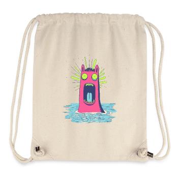 Screaming Seacow - Stanley/Stella Recycled Gym Bag - natural - Front
