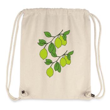 limetten zweige - Stanley/Stella recycelter Gym Bag - Naturweiß - Vorne