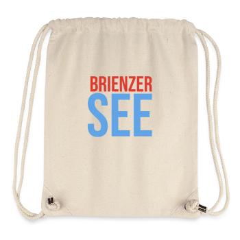 Brienzersee Souvenir - Stanley/Stella recycelter Gym Bag - Naturweiß - Vorne