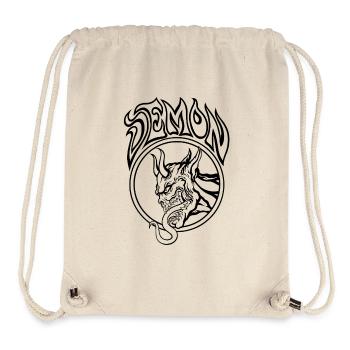 Dämon – Höllische Strichzeichnung Illustration - Stanley/Stella recycelter Gym Bag - Naturweiß - Vorne