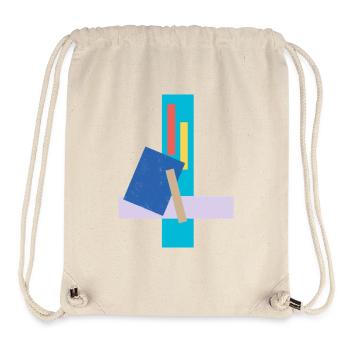 The Abstract Face on T-Shirt - Stanley/Stella Recycled Gym Bag - natural - Front