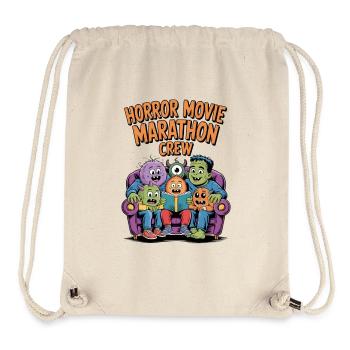 The crew of a horror film marathon - Stanley/Stella Recycled Gym Bag - natural - Front