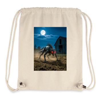 Chupacabra, reptilian goat-sucker cryptid of Latin - Stanley/Stella Recycled Gym Bag - natural - Front