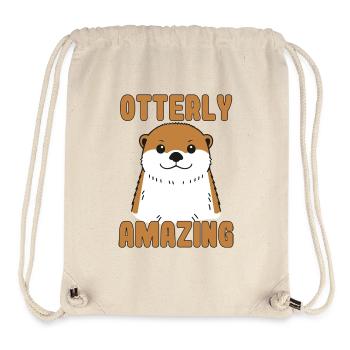 Gorgeous Otterly Joke - Stanley/Stella Recycled Gym Bag - natural - Front