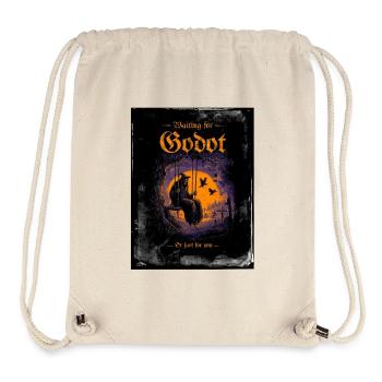 Waiting for Godot - Stanley/Stella recycelter Gym Bag - Naturweiß - Vorne