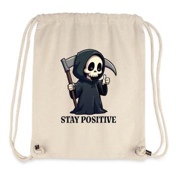 Stay Positive - Stanley/Stella Recycled Gym Bag - natural - Front