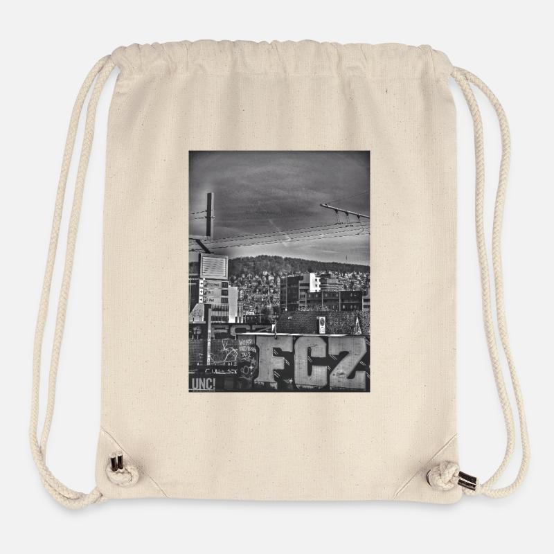 Zurich partout - Sac à cordon recyclé Stanley/Stella - blanc naturel