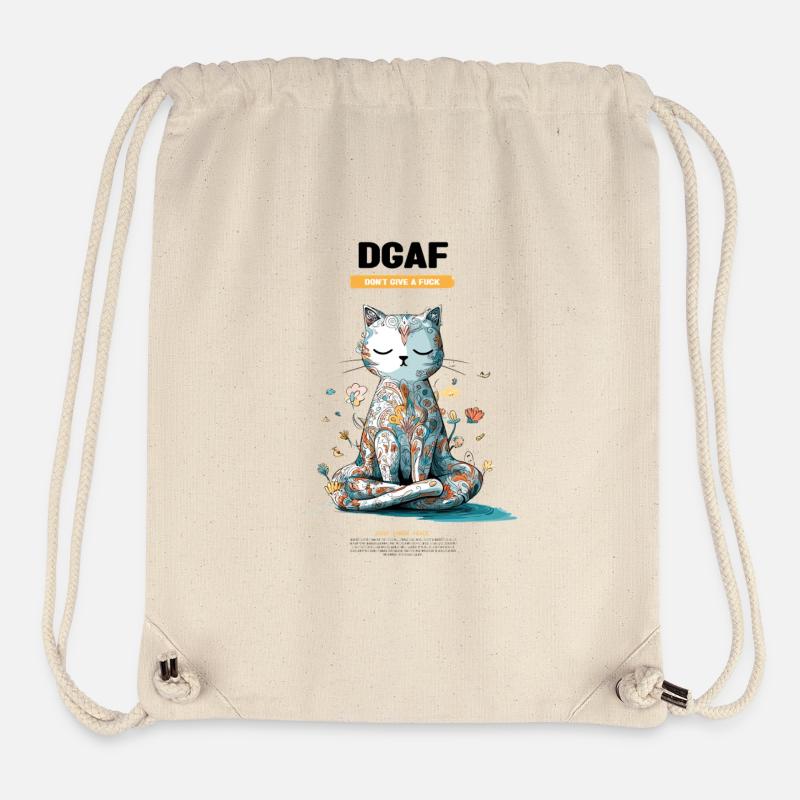 DGAF - Stanley/Stella Recycled Gym Bag - natural