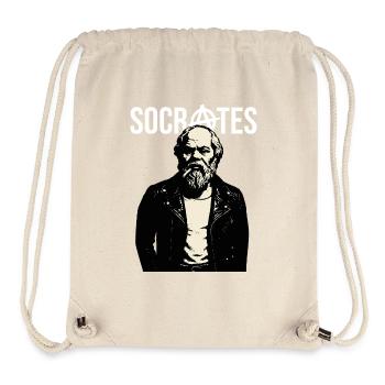 Socrates Rebel Portrait - Stanley/Stella Recycled Gym Bag - natural - Front