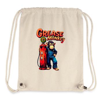 GreaseMonkey Retro Pump Design - Stanley/Stella Recycled Gym Bag - natural - Front