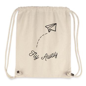 Fly Away - Sac à cordon recyclé Stanley/Stella - blanc naturel - Devant