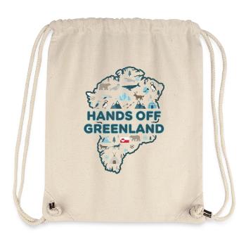 Hands Off Grönland Europa steht zusammen - Stanley/Stella recycelter Gym Bag - Naturweiß - Vorne