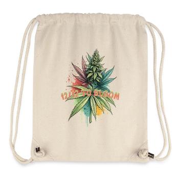 12 /12 to bloom - Stanley/Stella recycelter Gym Bag - Naturweiß - Vorne