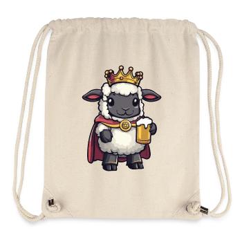 Sheep Beer King - Stanley/Stella Recycled Gym Bag - natural - Front