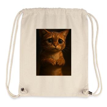 cute kitten - Stanley/Stella Recycled Gym Bag - natural - Front
