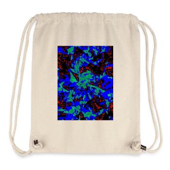 Neon Bloom Nebula - Stanley/Stella Recycled Gym Bag - natural - Front