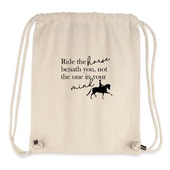 The Horse Beneath You - Stanley/Stella recycelter Gym Bag - Naturweiß - Vorne