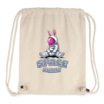 Lapin de l’espace - Sac à cordon recyclé Stanley/Stella - blanc naturel - Devant