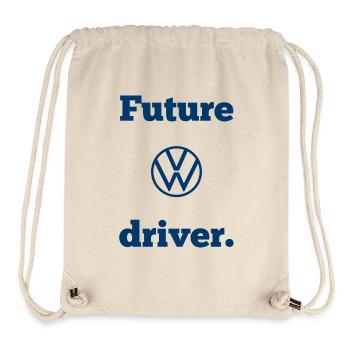 Volkswagen VW Logo Mit Schriftzug Future Driver - Stanley/Stella recycelter Gym Bag - Naturweiß - Vorne