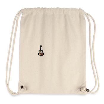 Guitar Sticker - Stanley/Stella Recycled Gym Bag - natural - Front